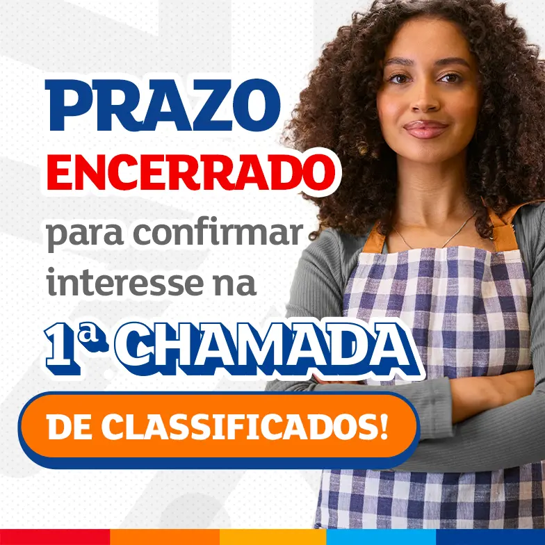 Prazo encerrado
