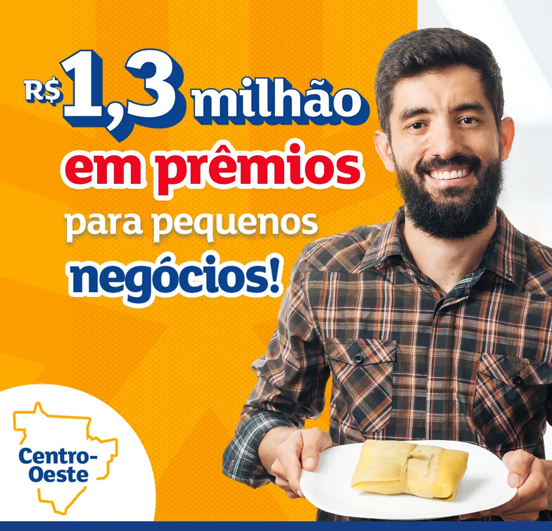 1,3 milhão em prêmios para pequenos negócios!