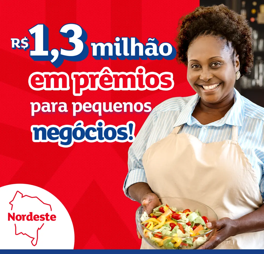 1,3 milhão em prêmios para pequenos negócios!