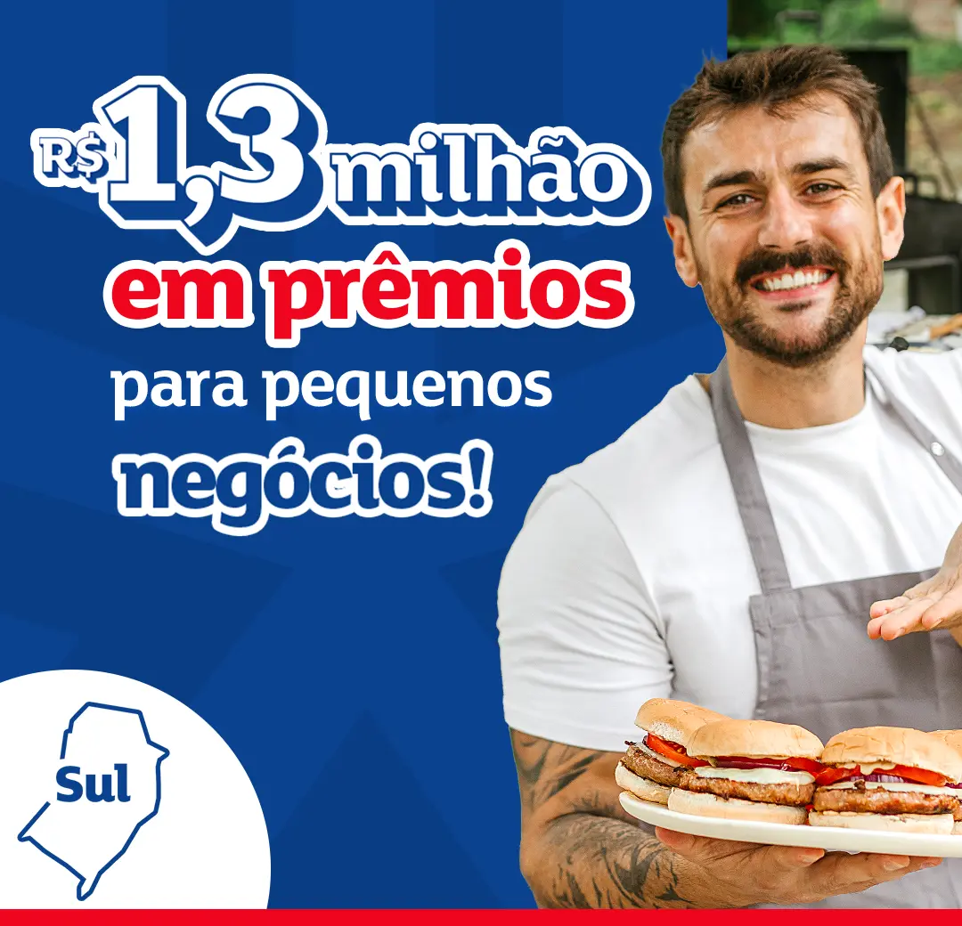 1,3 milhão em prêmios para pequenos negócios!