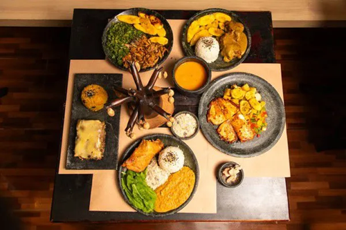 Culinária afrodiaspórica. Foto: pratos do Manden Baobá. Fotos Willy Roberto.