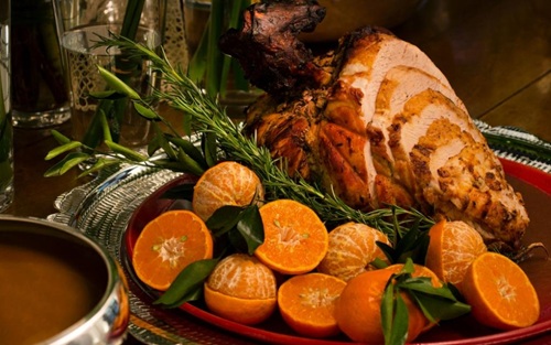 Prato de peru assado: cardápio sazonal de fim de ano