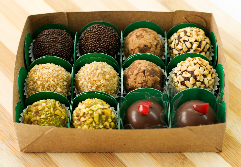 caixa de chocolates veganos sortidos - academia assaí