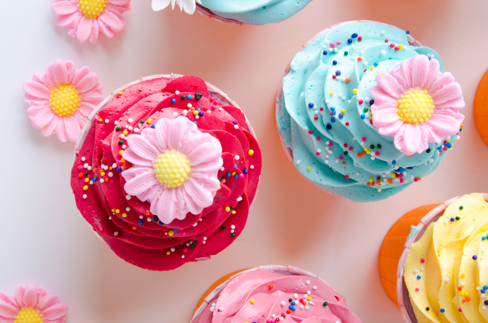 cupcake flores para vender dia dos namorados
