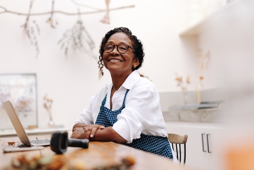 Empreendedora de gastronomia afro-brasileira