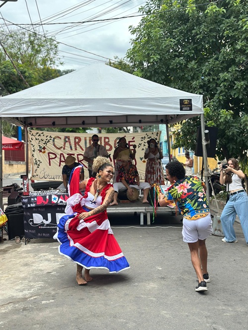 Adriana Veloso em festival de gastronomia do Pará no Rio