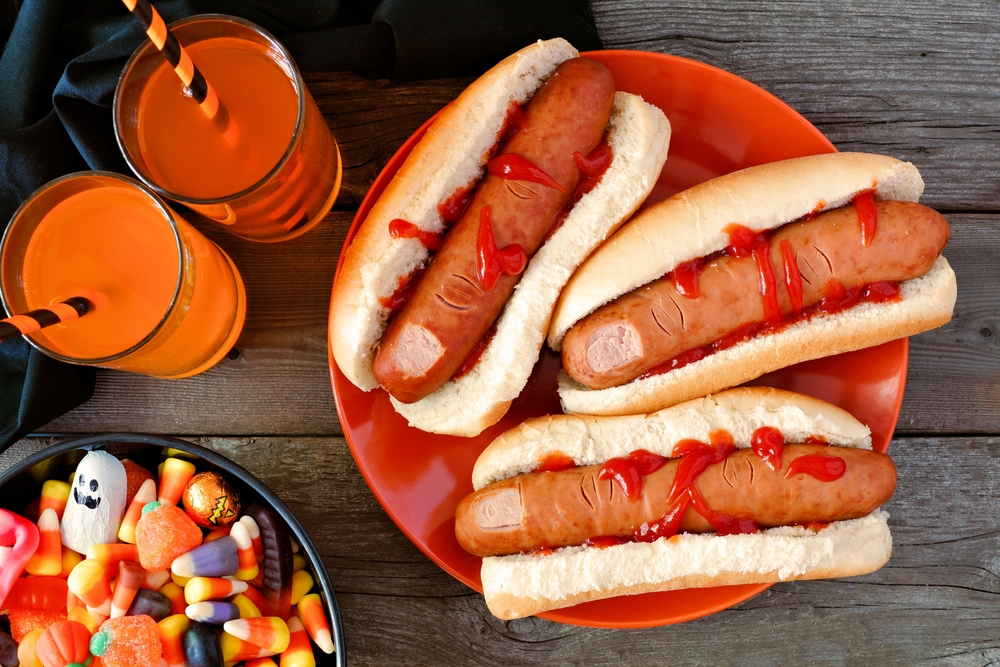 hot dog halloween