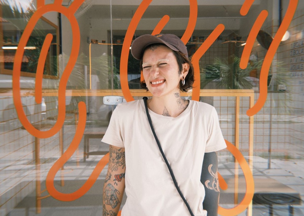 Jordana Caminha - idealizadora da Lambuse, que vende sorvetes pet friendly