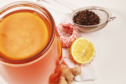 Jarra com kombucha