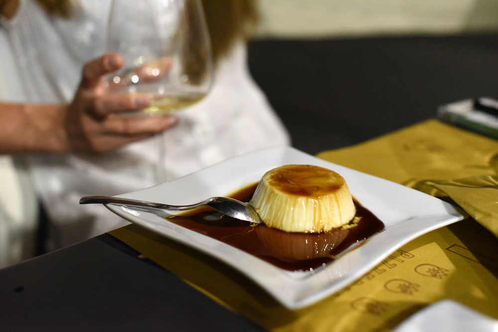 receita sobremesa de pudim com vinho branco para o dia nacional do vinho