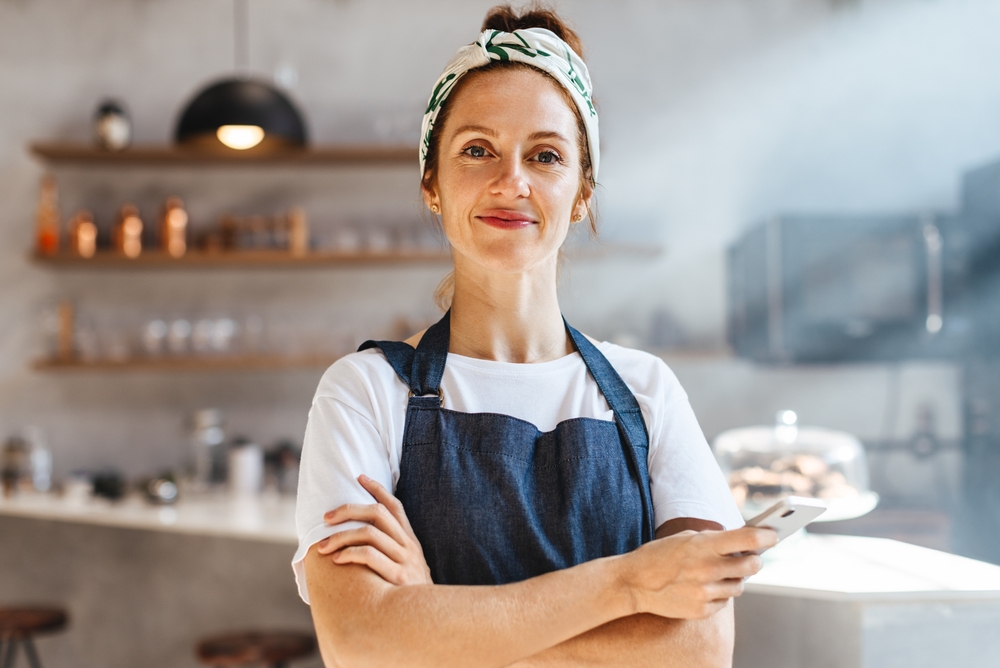 Empreendedora de restaurante