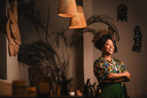 Laila Santos - culinária afrodiaspórica. Imagem: Willy Roberto