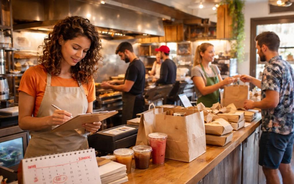 Empreendedora analisando estratégias de pós-venda