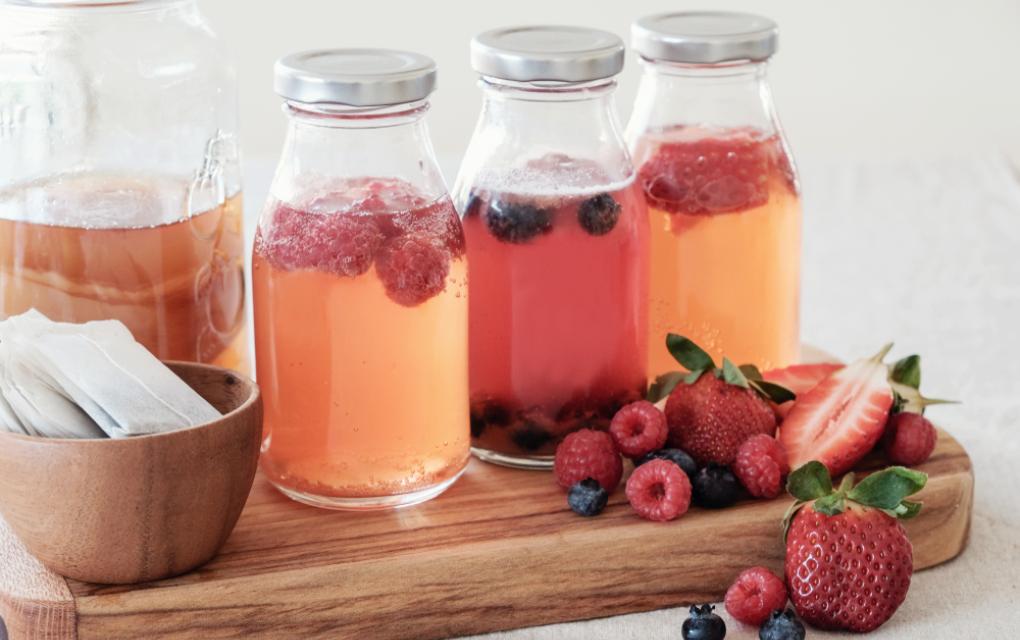 Bebidas com kombucha