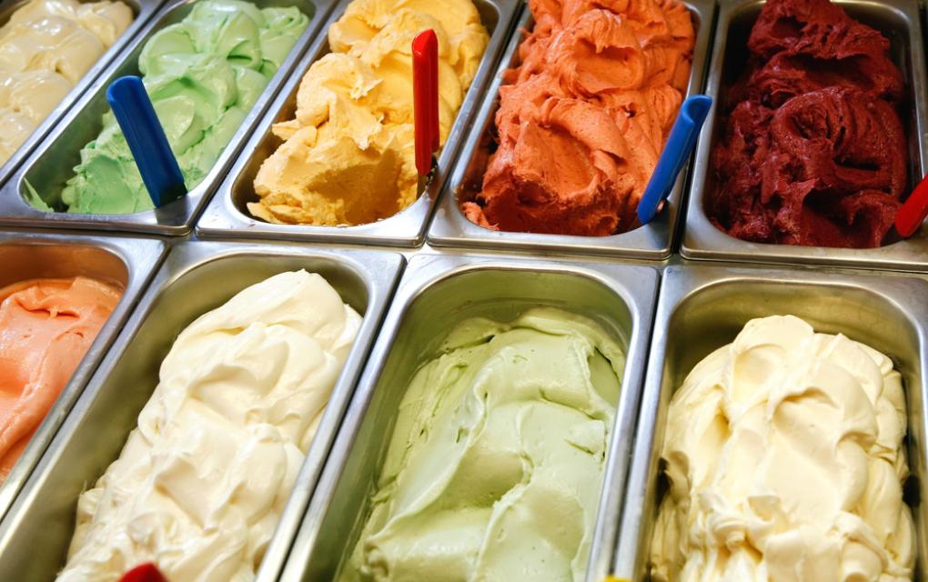 sorvete: gelatos e sorbets sucesso de vendas