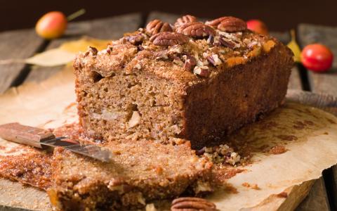 Bolo fit de castanhas