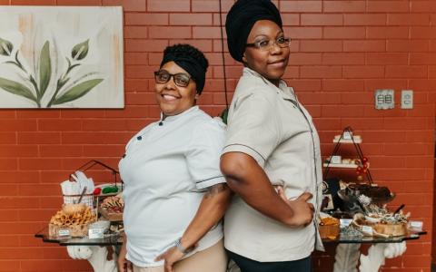 Fundadoras da Preta Flor Ateliê