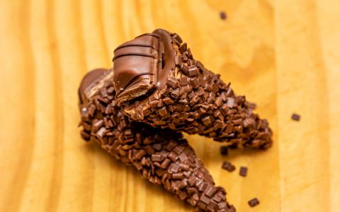 Receita de sobremesa de cone trufado para vender