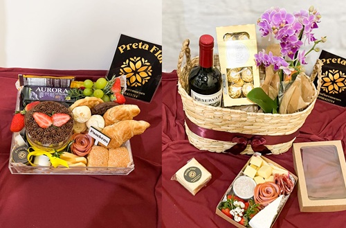 Tábuas e cestas da Preta Flor