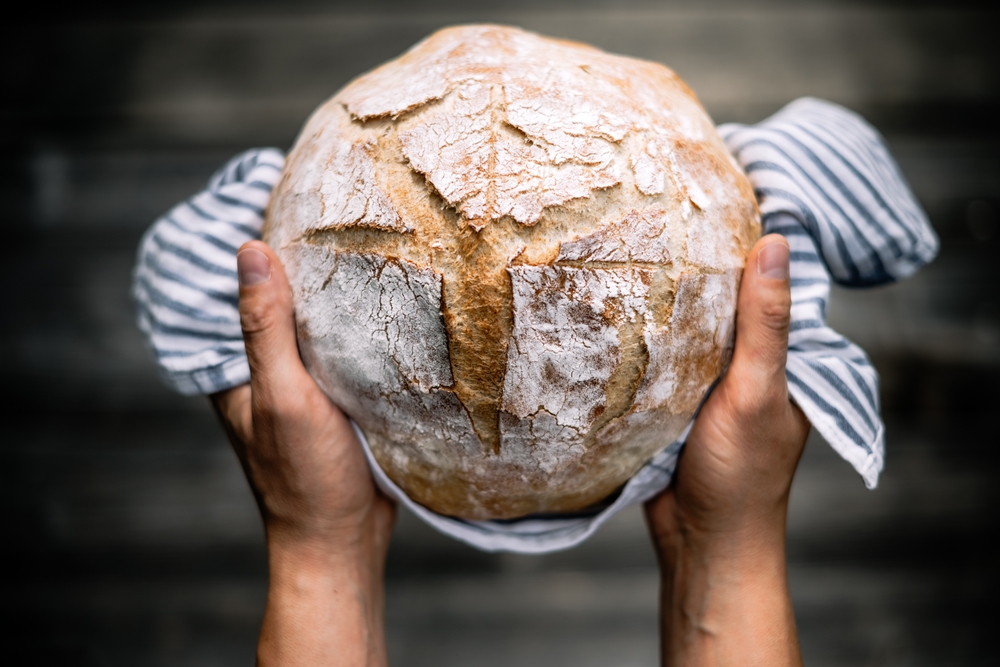 Pão feito com fermento natural - Academia Assaí