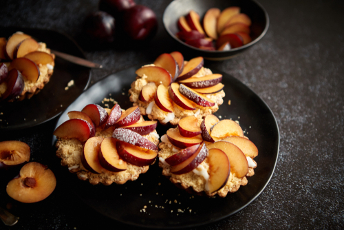 TORTA CRUMBLE DE NECTARINA 