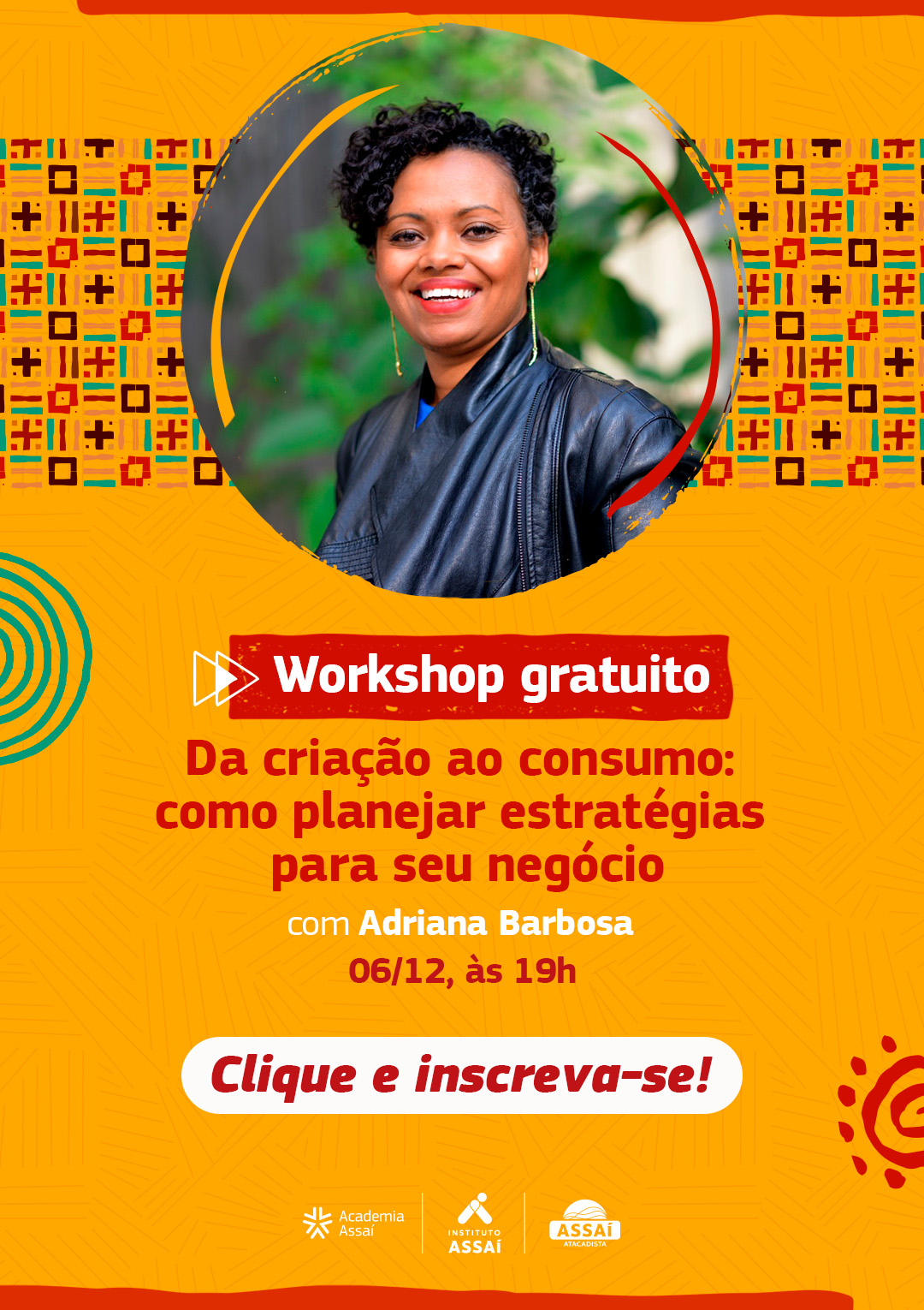 Inscrições workshop Da criação ao consumo